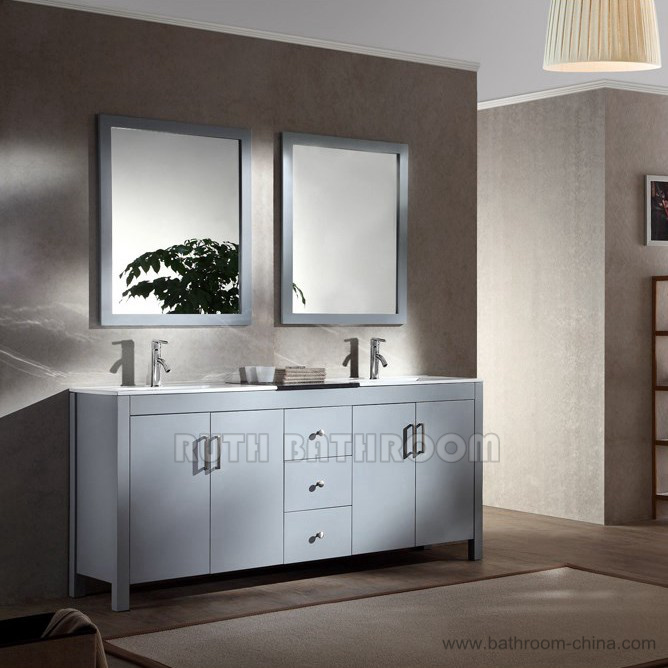 Amérique salle de bain vanité double évier vanités Chine armoire A2036