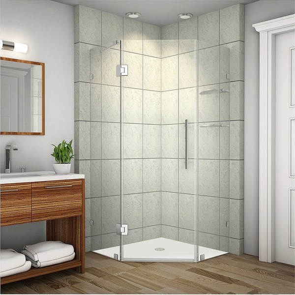 What kind of shower enclosure is better suitable for bathrooms