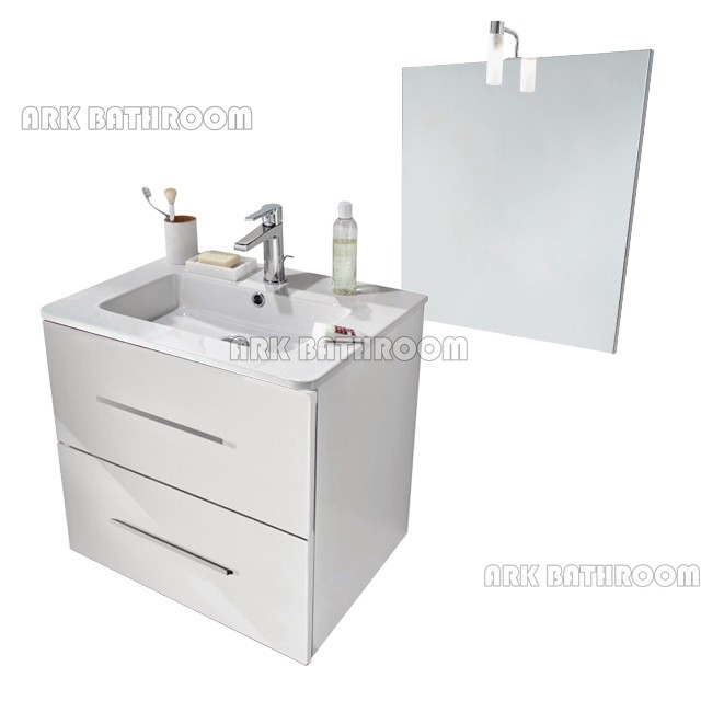 Modern bathroom vanities sets MDF bathroom vanity sink REU001-60W
