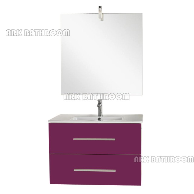 Modern bathroom vanities sets MDF bathroom vanity sink REU002-80PU