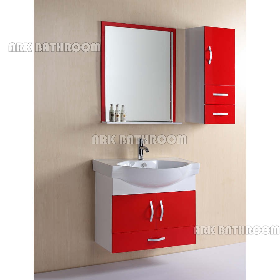 PVC bathroom cabinets bathroom vanity sets manufacturer RFA-75
