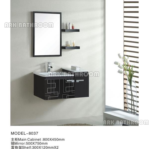 Stainless steel bathroom furniture Saudi  Arabia bathroom cabinet 8037