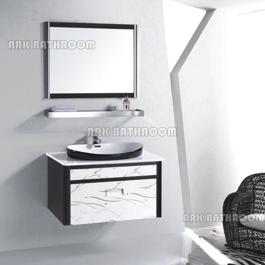 Stainless steel bathroom vanities Chinese bathroom basin cabinet RSL8828-80