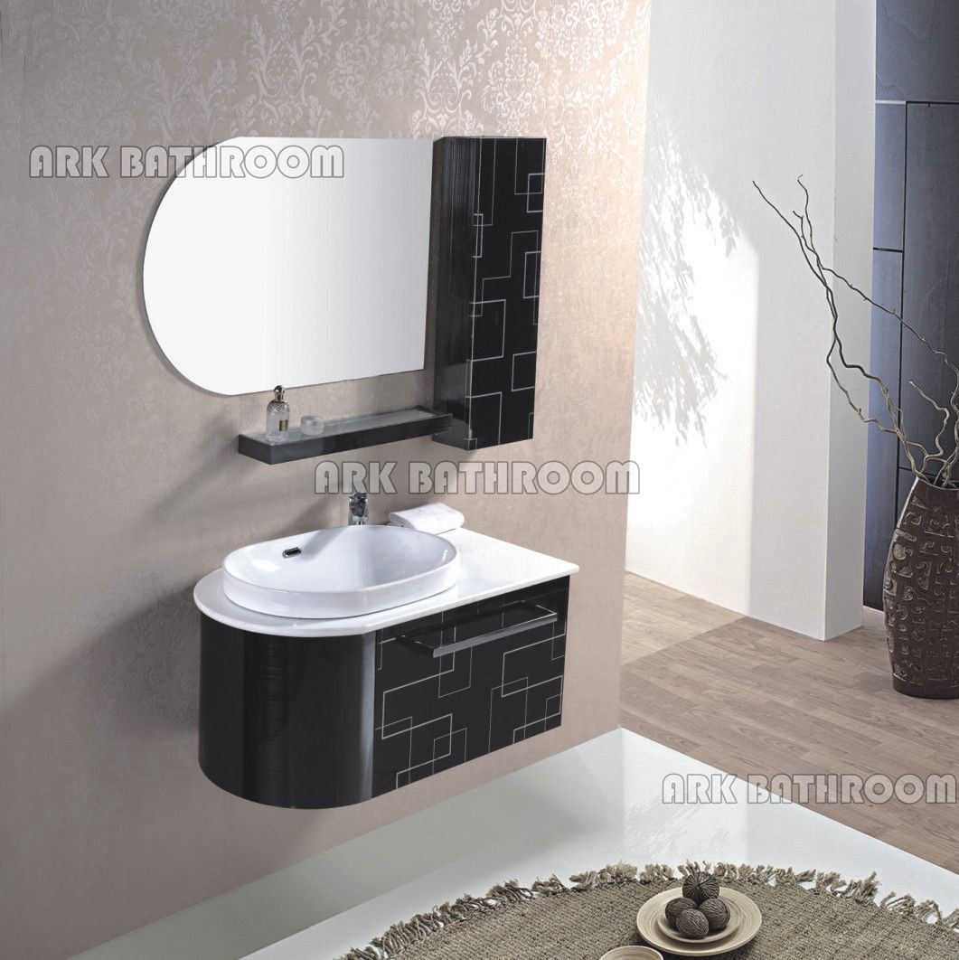 Cheap Round bathroom vanity Chinese Modern bathroom cabinets  RSL8840-90