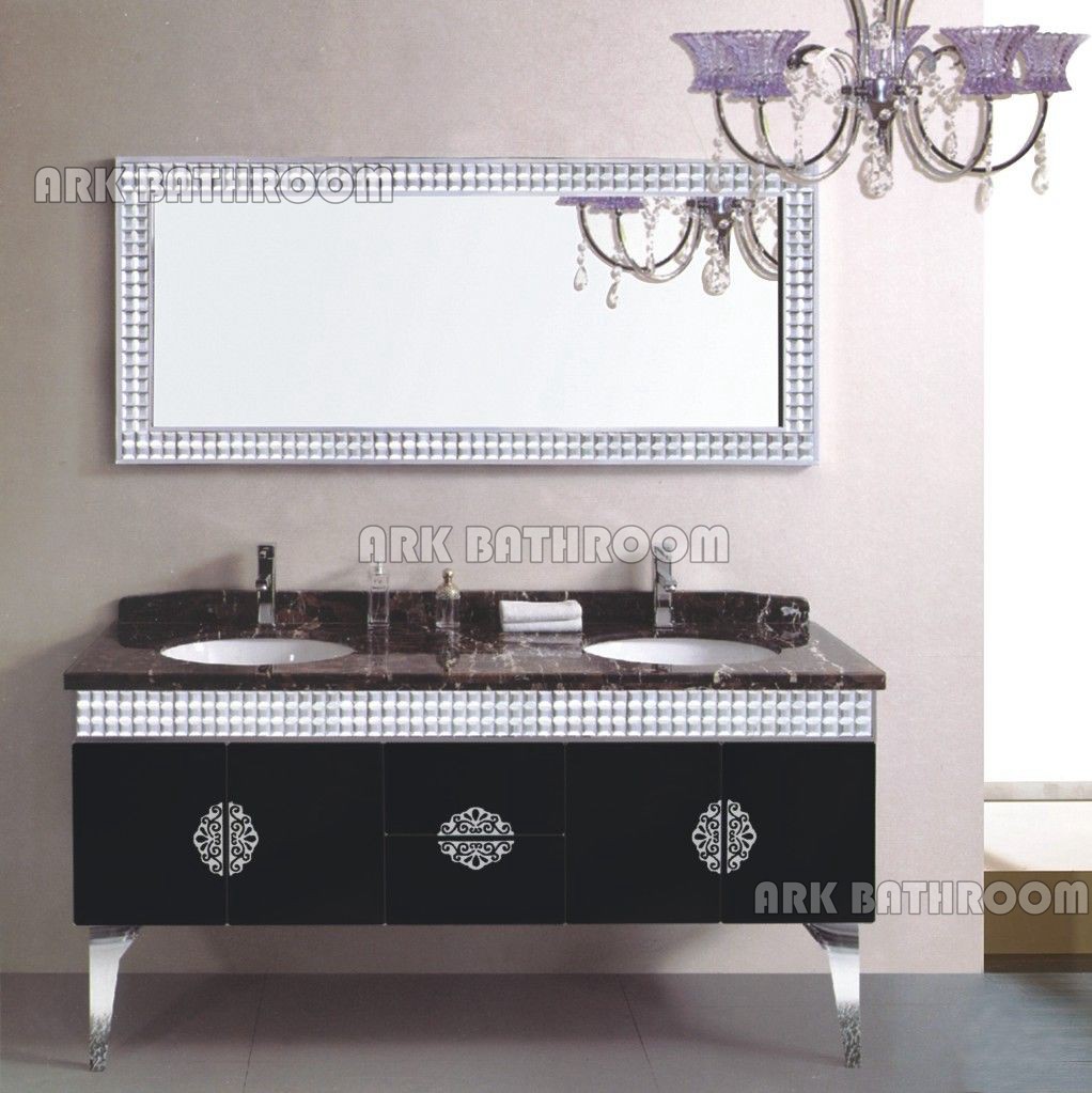 Double Leg bathroom vanity Chinese Modern bathroom cabinets RSL8871-160