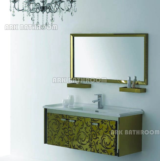 Ceramic basin bathroom vanity Chinese Modern bathroom furniture factory RYB593-120