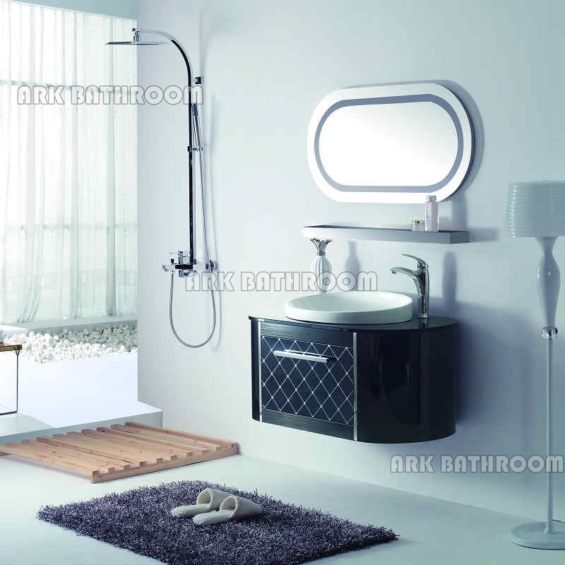 Ceramic basin bathroom vanity Chinese Modern bathroom furniture factory RYB608-100
