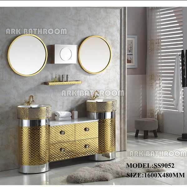 Manufacture Single bath furniture bathroom vanities SS9052
