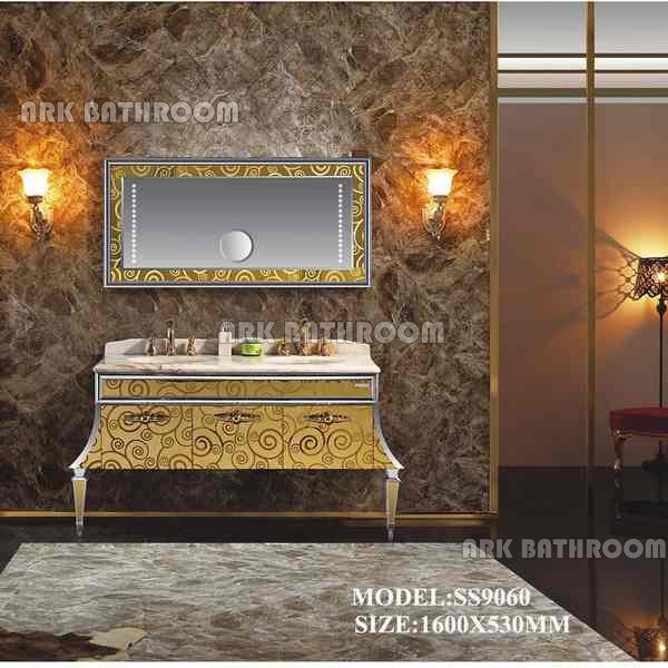 Manufacture Single bath furniture bathroom vanities SS9060