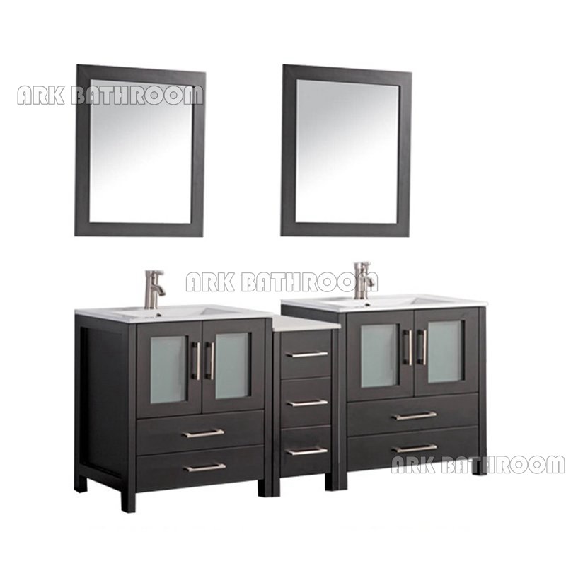 86” 74” Espresso Canada Bathroom Vanity cabinets A5071