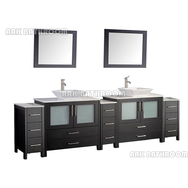 84” bathroom vanity cabinet Espresso vanities A5072-84B