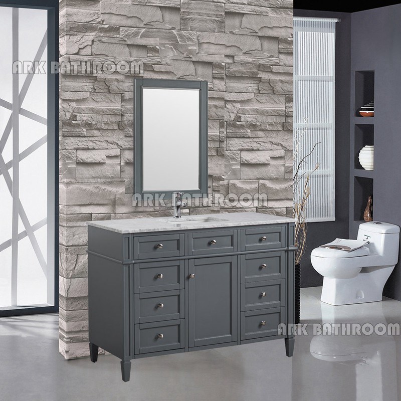 48” Dark Gray Canadá vaidade do banheiro armários A5092-120