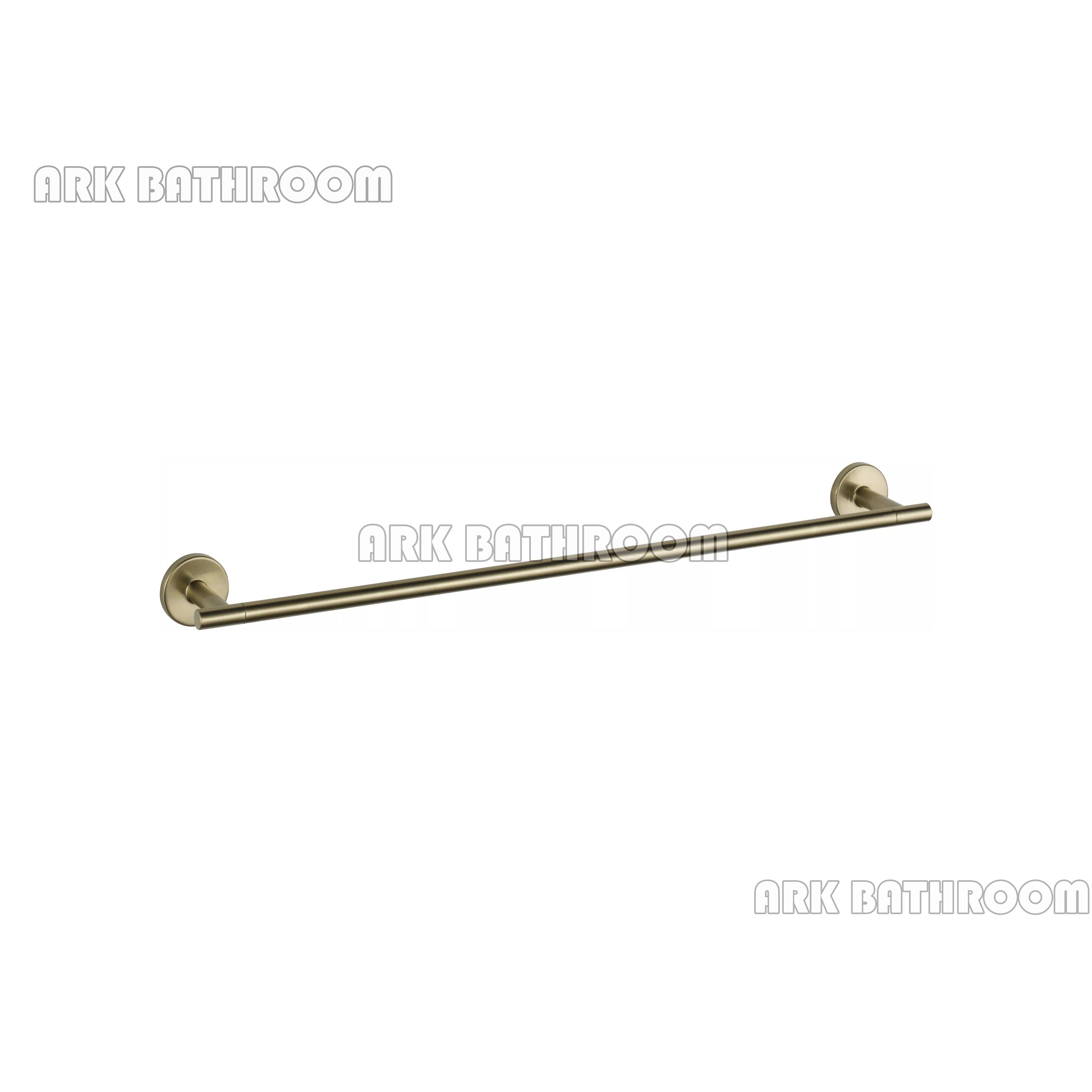 China Brass bathroom accessories stainless steel towel bar Glass shelf TB001