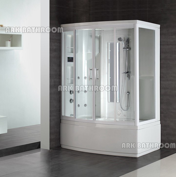 White Steam shower curtains shower room shower enclosure  WC002