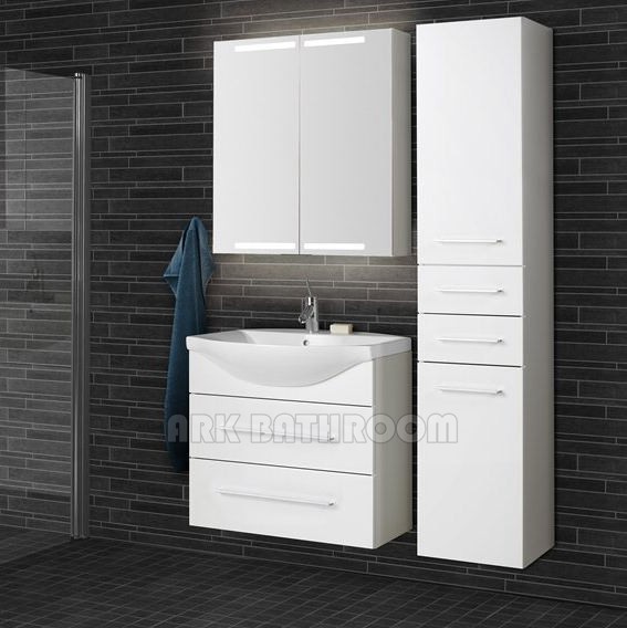 Muebles de Baño ocadores de baño Fábrica de China Bathroom cabinet REU018-80W