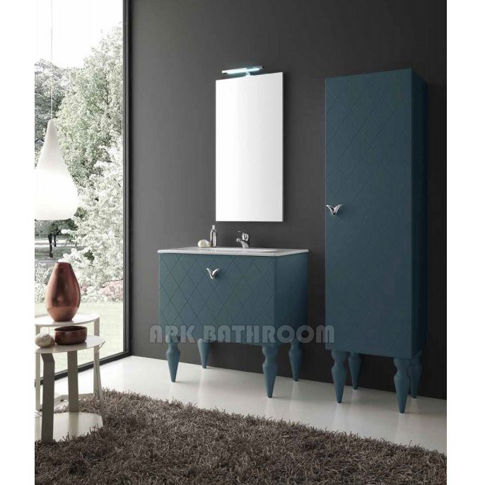 PVC Ceramic Basin cabinet Leg bathroom furniture bathroom cabinet A5270B