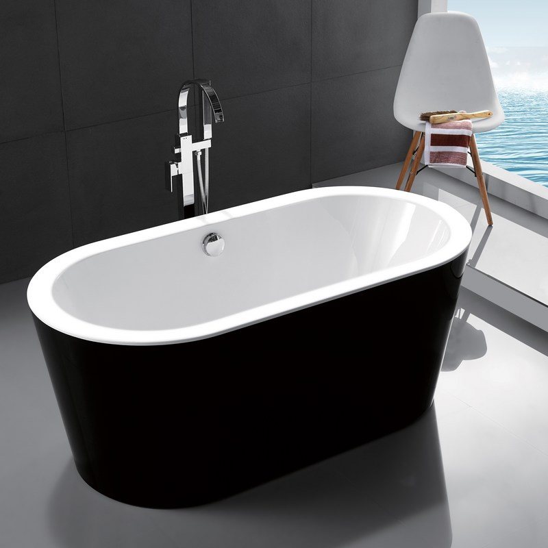 Acrylic bathtub freestanding bathtub bathroom tub F1715