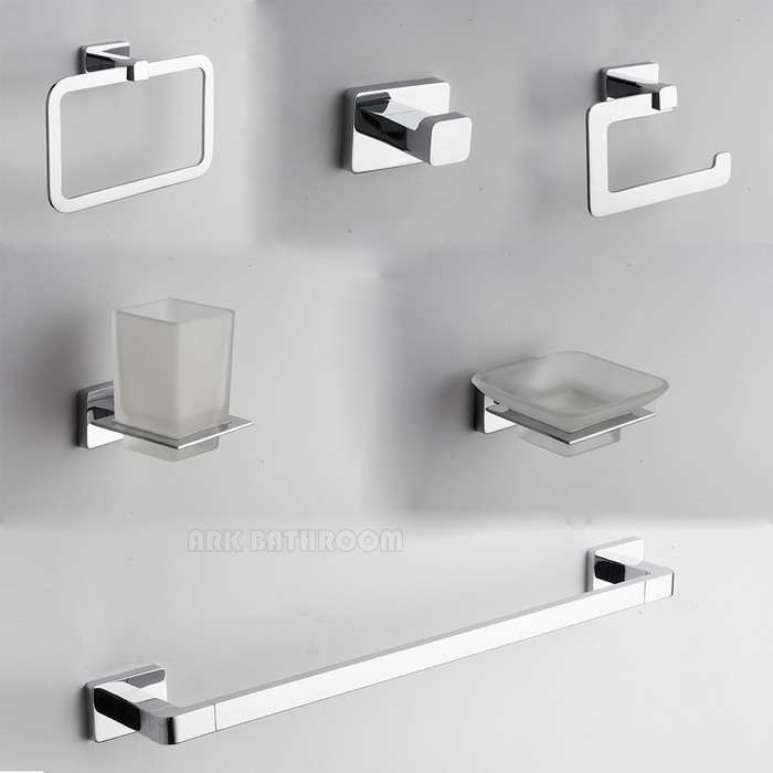 China Brass bathroom accessories Stainless steel bathroom fittings G17600-2
